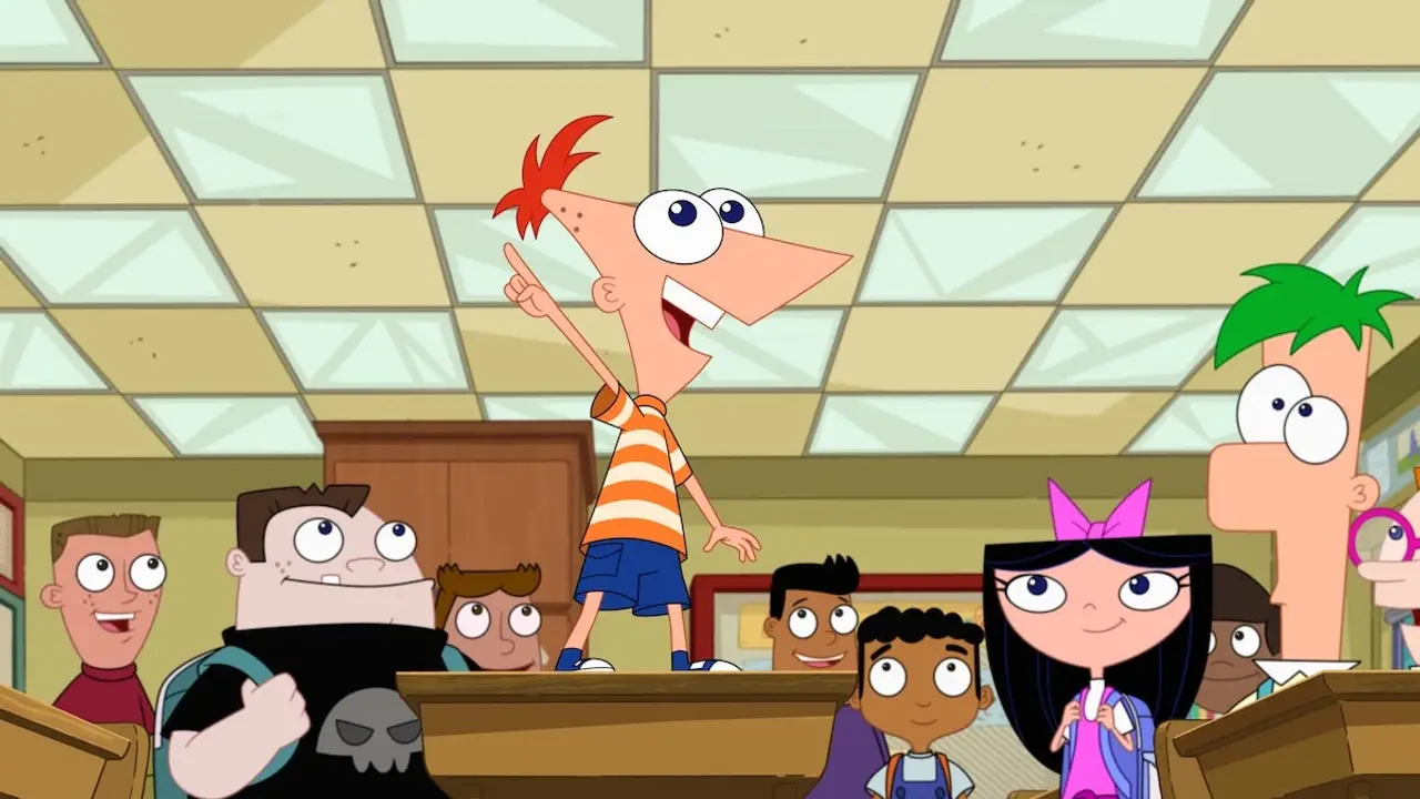 A still from "Phineas and Ferb."