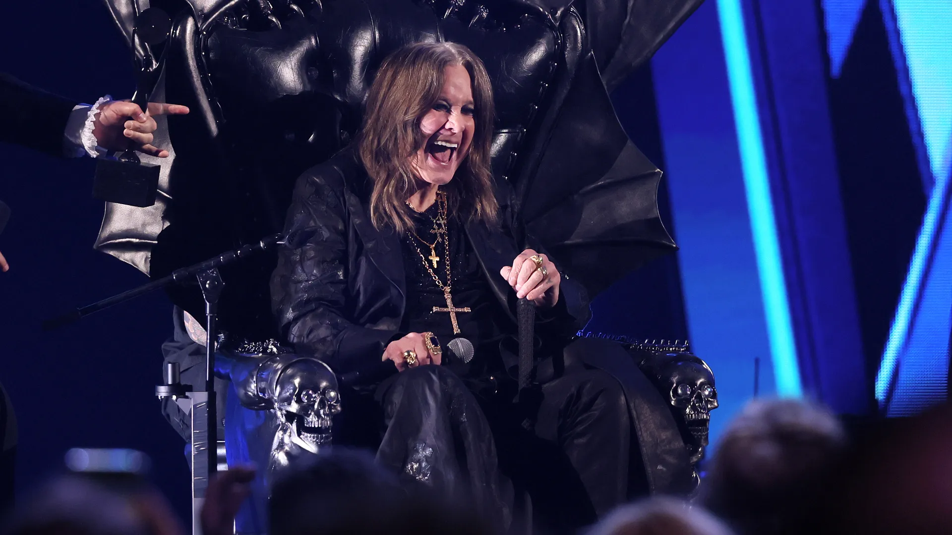 Ozzy Osbourne during the 2024 Rock & Roll Hall of Fame Induction Ceremony
