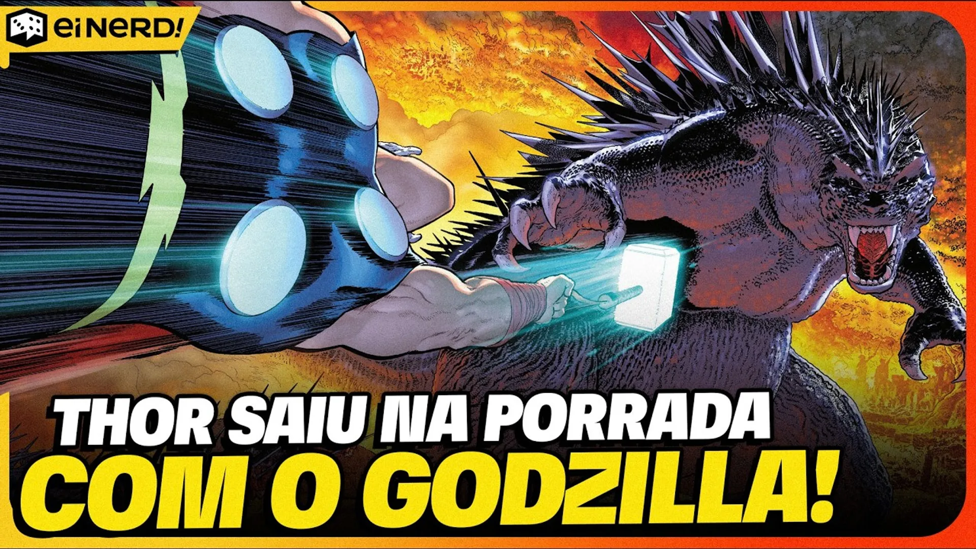 Thor vs Godzilla: A Batalha Definitiva Entre o Deus do Trovão e o Rei dos Monstros